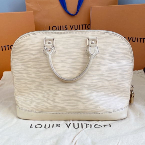 💖EPI ALMA💖Authentic Louis Vuitton Yellow Satchel - Picture 3 of 7
